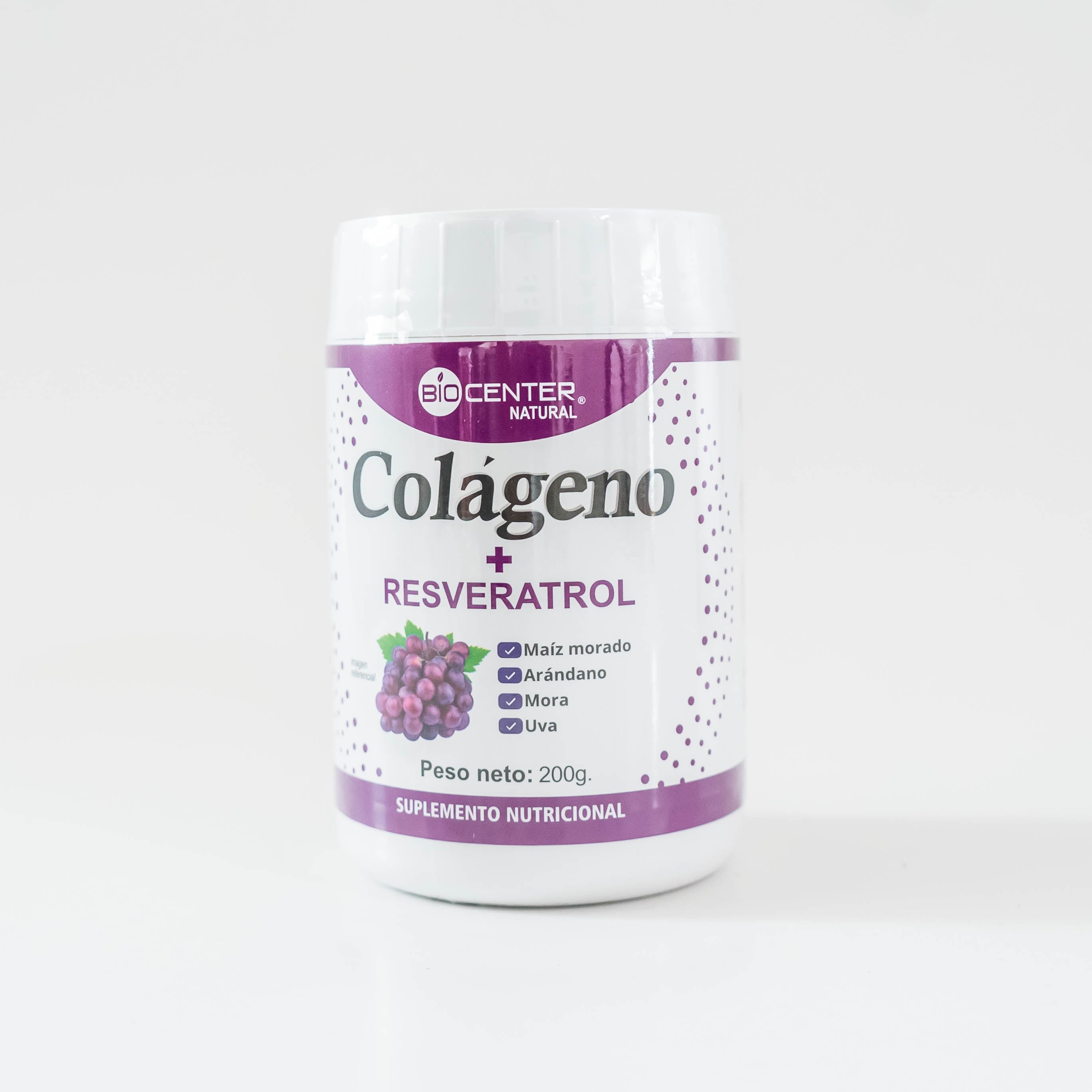 COLAGENO + RESVERATROL 200GR - BIOCENTER